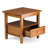 Warm Shaker Solid Wood End Table with Storage Drawer-76013713-65850800
