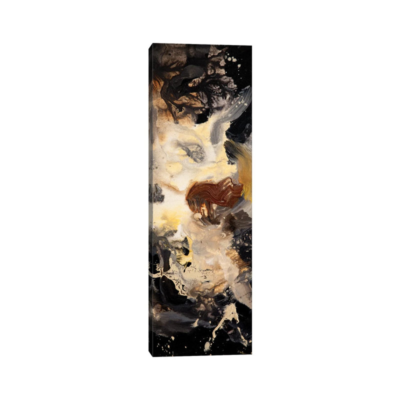 Starry Night Panel II 1 Piece Panoramic Wall Art on Canvas, 30.48 cm H x 91.44 cm W x 1.91 cm D, No Framed