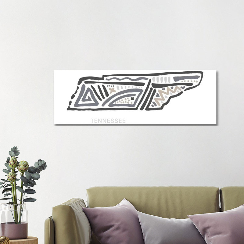 Tennessee by Statement Goods - No Frame Panoramic Gallery-Wrapped Canvas Giclée on Canvas, 40.64cm H x 121.92cm W