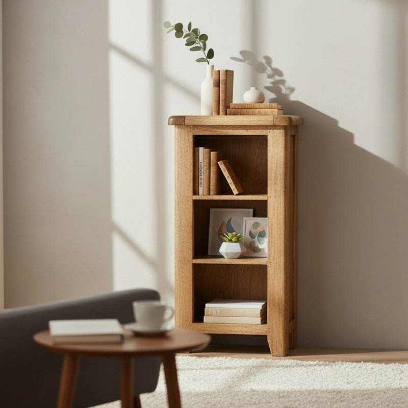 Dorchester Solid Wood Standard Bookcase, (3 Shelves) 91cm. H x 50cm. W x 30cm. D
