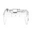 Bureau blanc rectangulaire en pierre-87798626-87798625