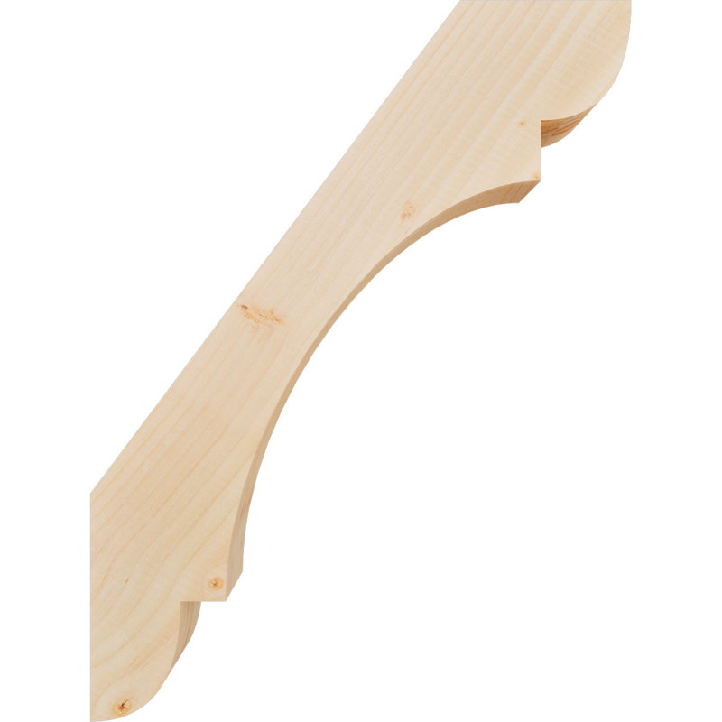 Attelle de genou olympique, Sapin de Douglas, Attelle lisse, H 24 po x l 3,5 po x P 18 po