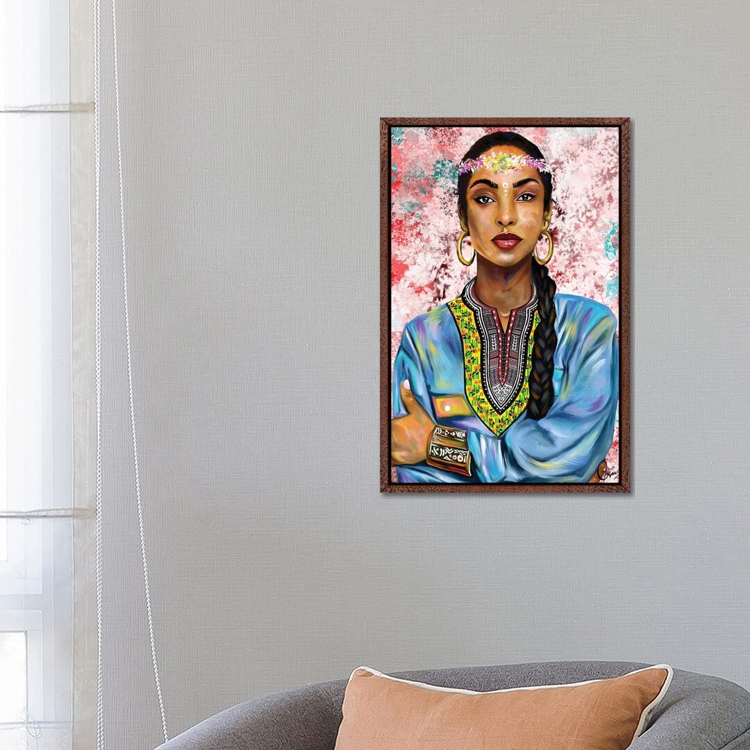 Leinwandbild - Grafikdruck „Sade Adu” von Crixtover Edwin