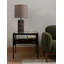 Shadow Box Glass End Table