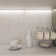 Natural Dorato White And Gold 12.6 In. X 12.92 In. Interlocking Polished Marble Mosaic Tile