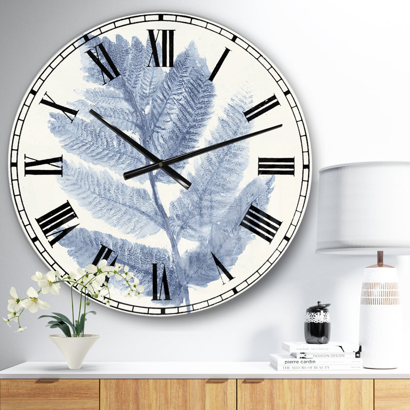 Swigart Simple Forest I - Horloge murale, Bleu, Petit