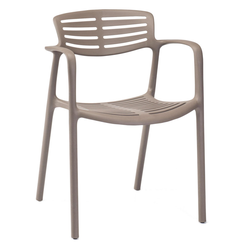 Toledo Aire Outdoor Dining Armchair, Chocolate