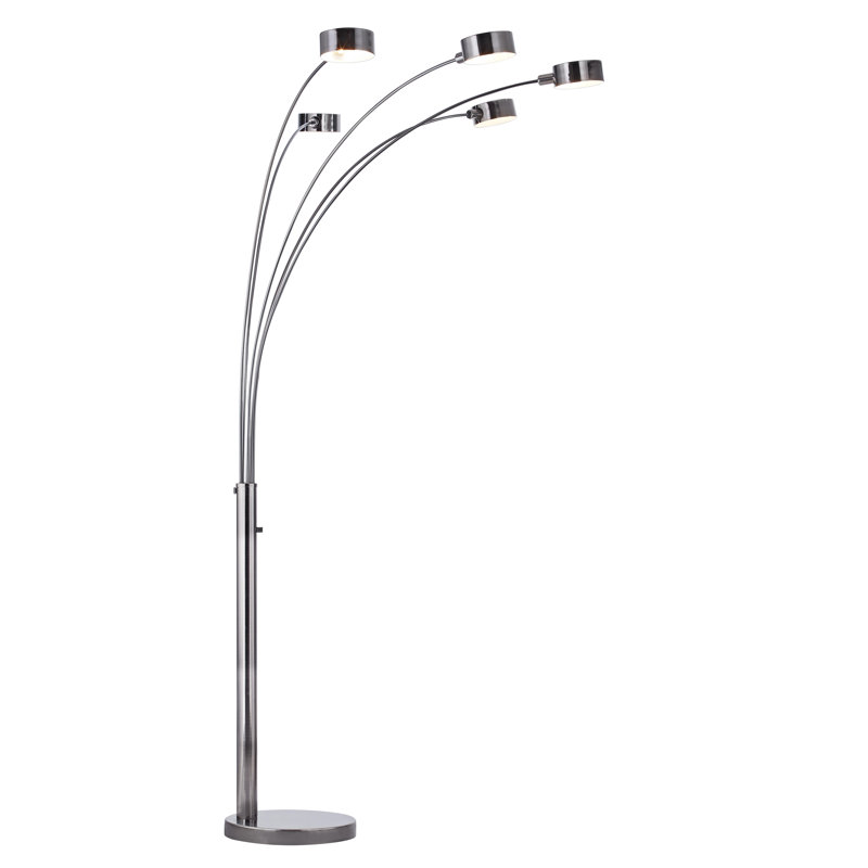 Artiva Pro  5-Arched LED Lamp with Dimmer,7W-3000K