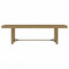 Rallonge de table de salle à manger extensible en bois massif