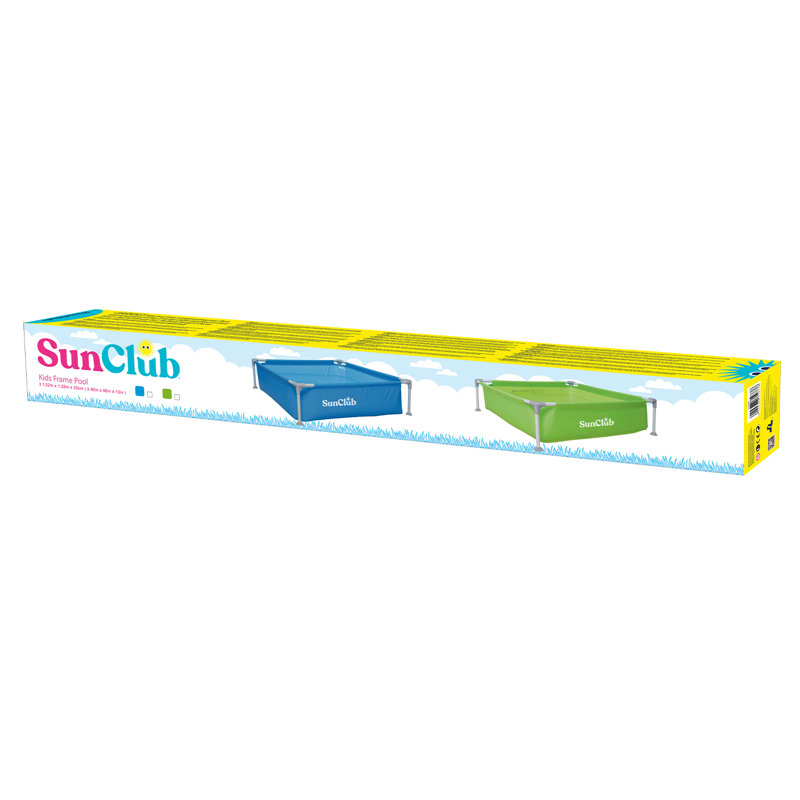 Plastic Square Hard Sided Pool 5'' H x 48'' W x 18'' L