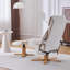Chaises d'appoint chauffantes chauffantes, fauteuil inclinable pivotant en bois moderne pour la maison