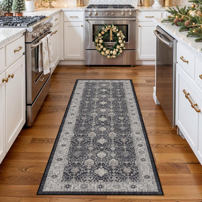 Tapis de cuisine rétro lavables