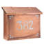 Pasadena Brass Wall Mounted Mailbox-66915750-66915746