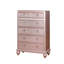 Mobilier de chambre à coucher de style contemporain avec garniture de miroir 1Pc