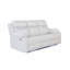 Canapé inclinable blanc avec lumières DEL