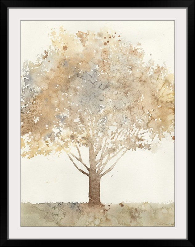 « i » megan meagher, reproduction d’art Chloe's Tree, Cadre noir, H 32 po x l 26 po x P 1 po