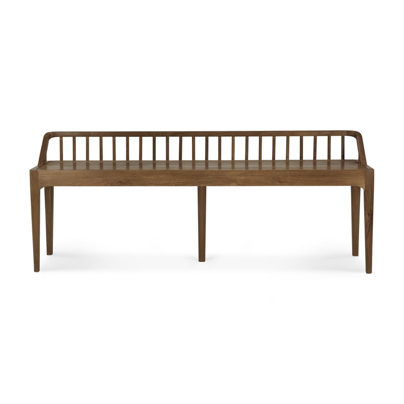 Spindle Solid Wood Dining Bench