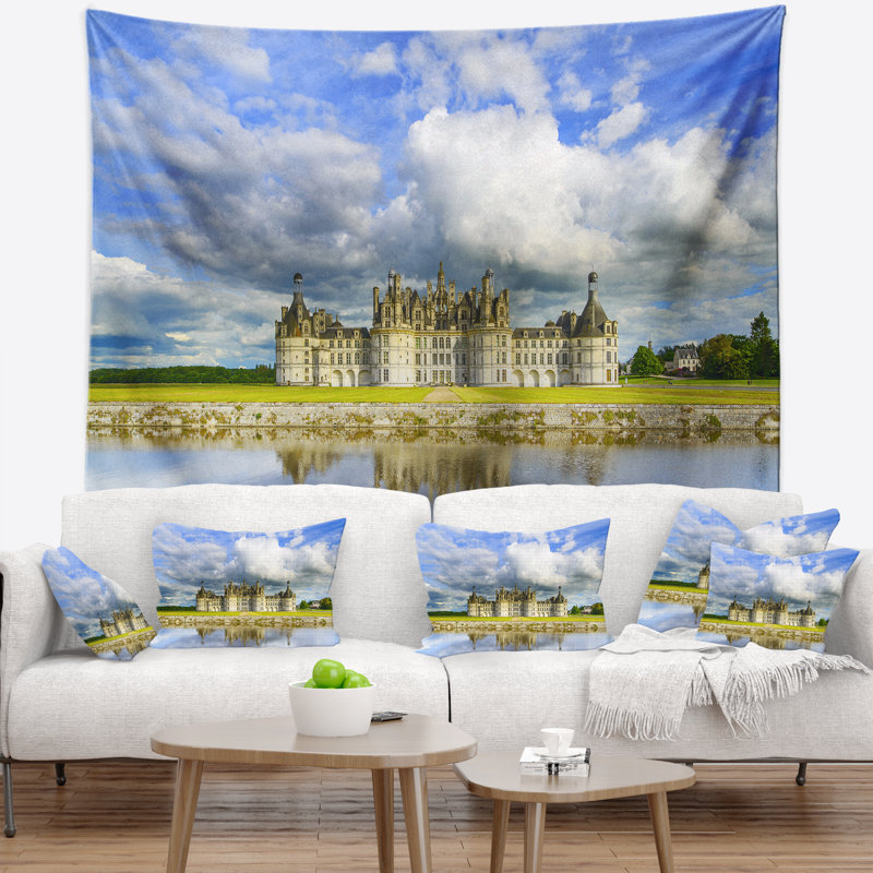 Tapisserie «Seashore Chateau De Chambord», H 78 po x l 92 po
