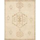 Alara Hand Knotted Wool Vintage Look Area Rug
