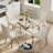 Keyari 4 - Person Pedestal Dining Set-1221459769-1221459775-1221459746