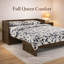 Lit escamotable Night & Day Furniture avec matelas en mousse à mémoire de forme de 15 cm (6 po), format Queen, blanc vintage et quincaillerie Ranchero-1232646850