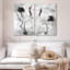 Grues japonaises rustiques, reproduction sur toile-823434600