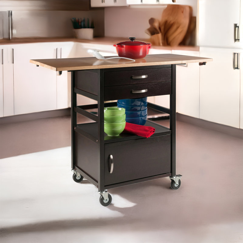 Drop Leaf Kitchen Cart