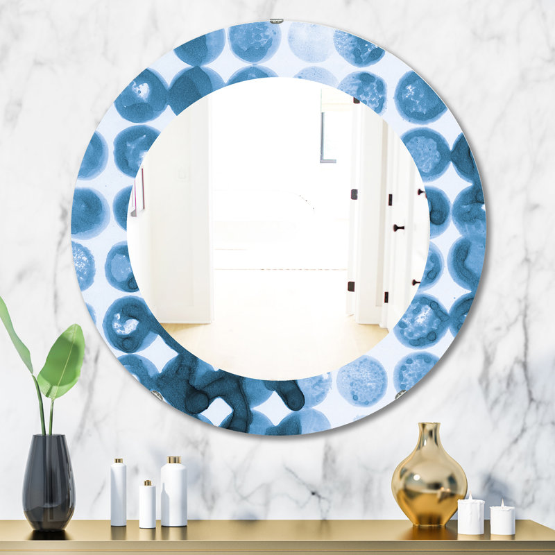Miroir décoratif géométrique VII, H 31,5 po x l po