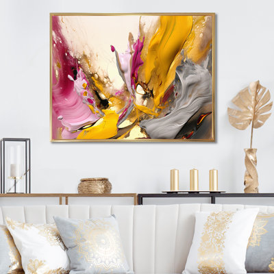 «Luscious Interlude of Divine Secrets Abstract», reproduction sur toile