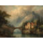 Papier peint montagneux rivière-134236613-134236612
