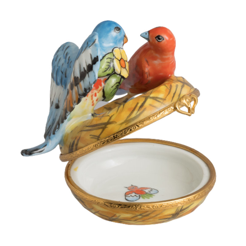 Birds Handmade Ceramic Decorative Box