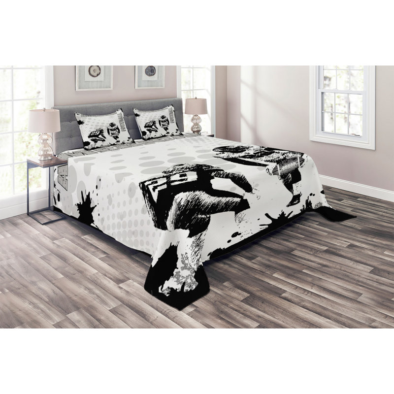 Modern & Contemporary Polyester Coverlet