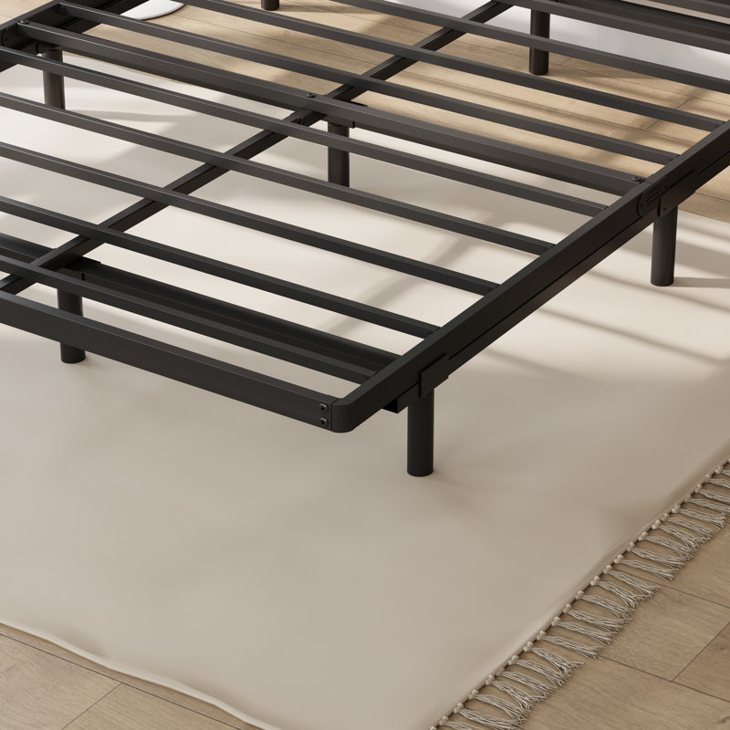 Planche de sommier à profil bas en métal 2 po Bercht, remplacement de lattes de lit mince (sans pieds), Très grand