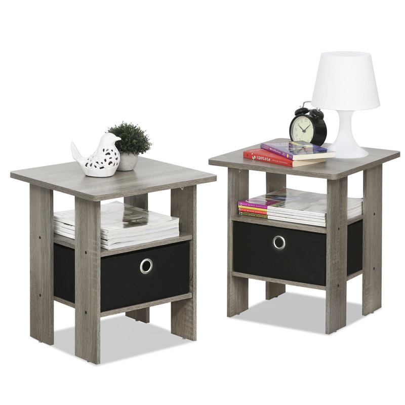 Ensemble de 2 tables de chevet Jula, Chêne français, Ensemble de 2