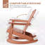 Chaise berçante à bascule