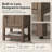 Alvah 20" Freestanding Single Bathroom Vanity with Ceramic Top-1732405835