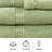 Lavish Home 12PC Towel Set - Cotton Bathroom Accessories with 4 Bath Towels, 4 Hand Towels, and 4 Washcloths - Machine Washable Towels-93234788