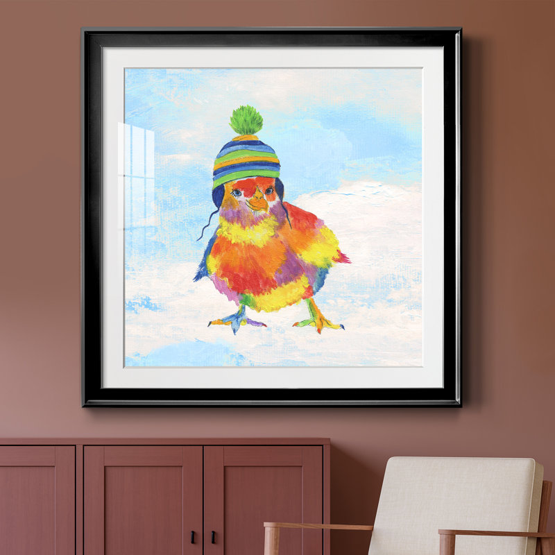 «Never Regret Being Kind» - peinture encadrée, H 30,5 po x l 30,5 po x P 1,5 po, Cadre noir