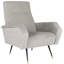 Fauteuil 27,5 po en velours capitonné-23514798