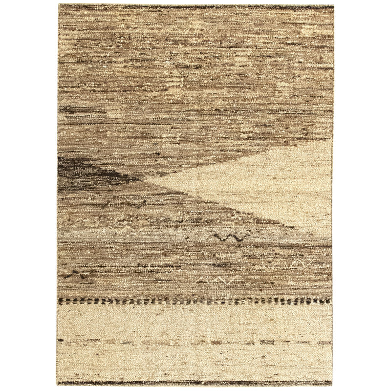 Plemmons Solid Colour Hand Woven Area Rug, Rectangle 140 x 200cm