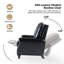 Fauteuil inclinable en cuir véritable Andrena avec garniture cloutée-12588766