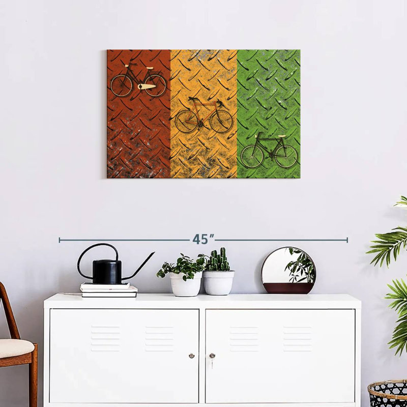 Mehar Bicycle Set, 20" H x 30" W