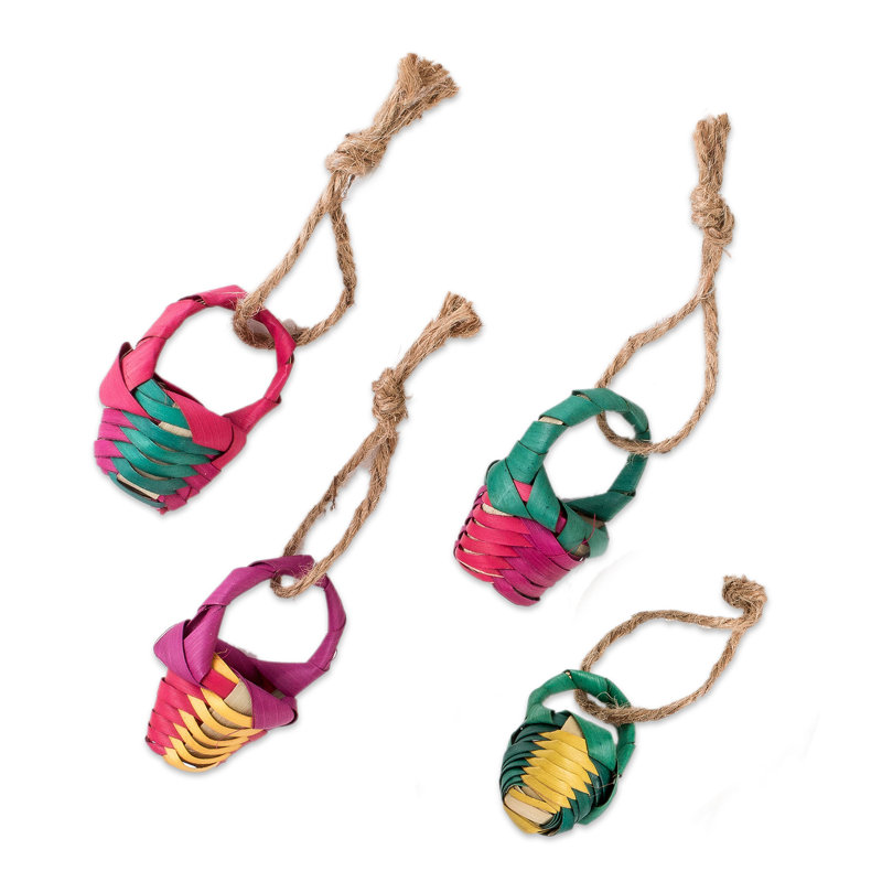 Ornements en fibres naturelles Bungalow Rose 