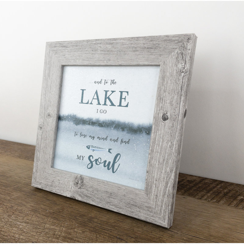 «And To The Lake I Go» - impression sur cadre photo