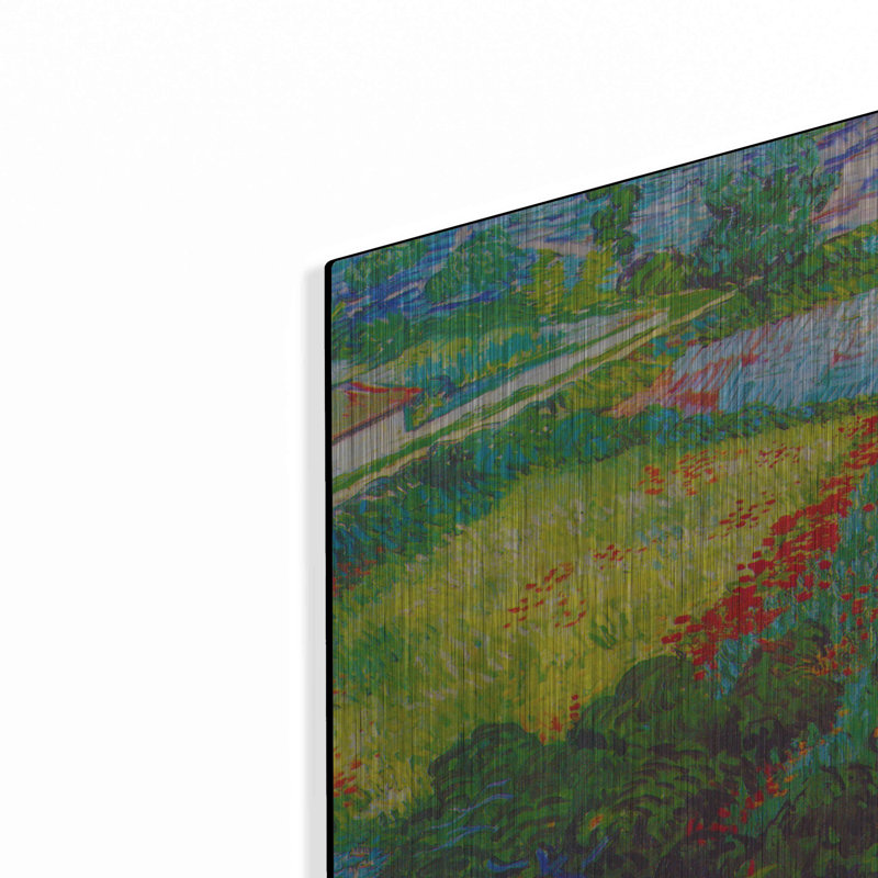 «Field With Poppies 2» par MASTERS, H 16 po x l 24 po