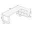 Bureaux en bois massif en L noyer-108045219