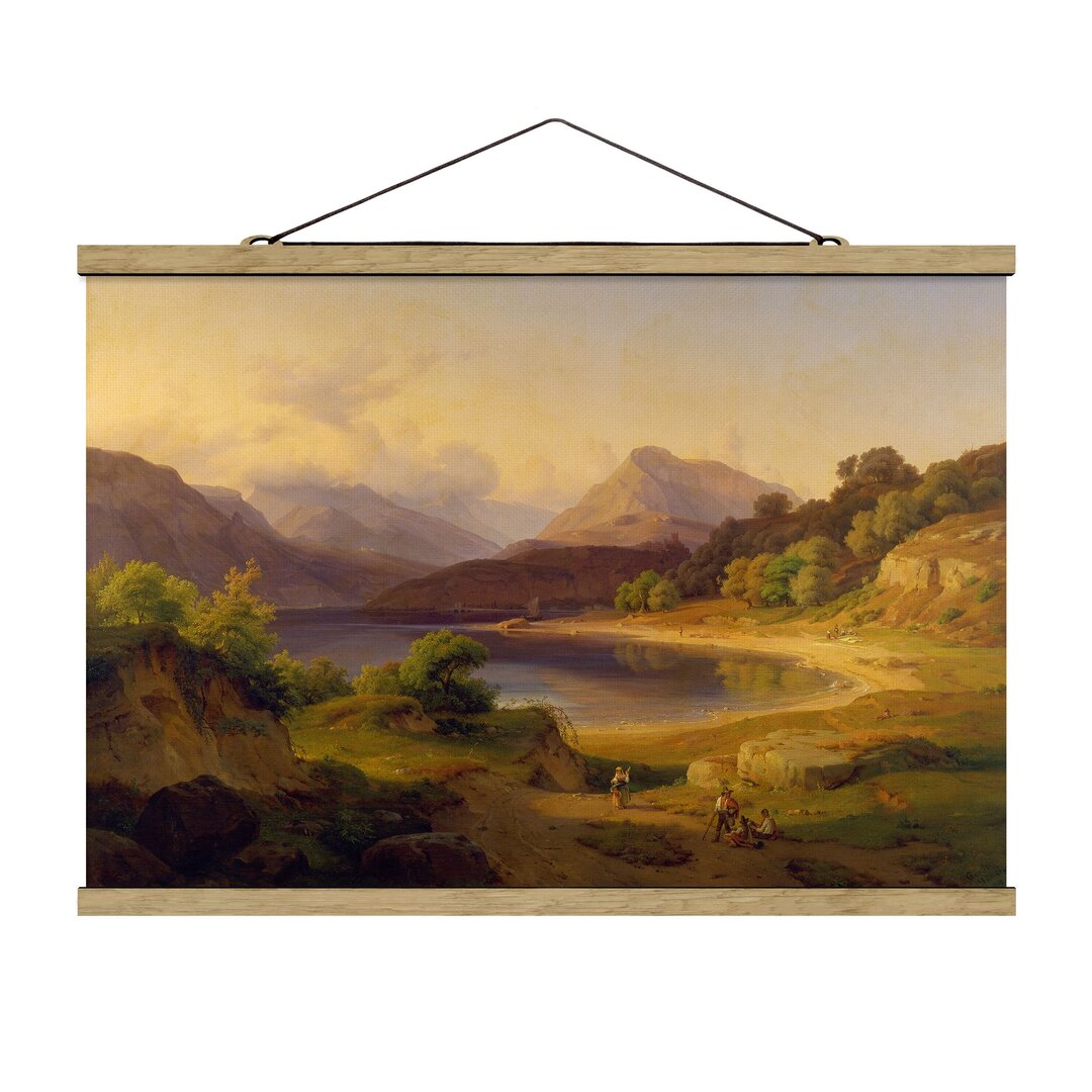 Kunstdruck Northern Part of Lake Garda von Louis Gurlitt