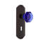 Deco Plate with Decorative Keyhole and Waldorf Cobalt Door Knob-718181133