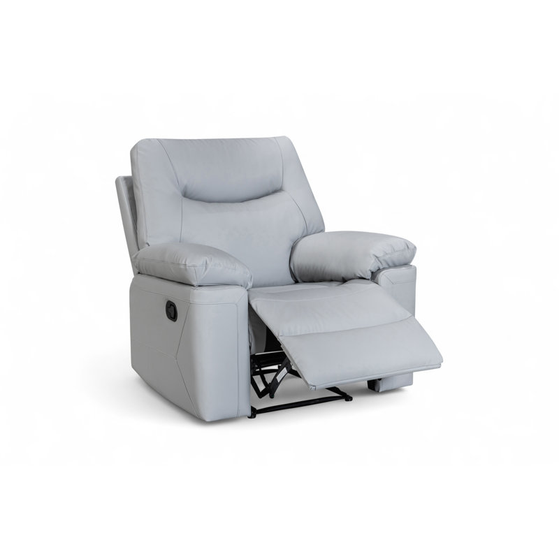 Blinera 97cm Wide Glider Standard Recliner, Light Grey