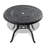 3-Piece Set Of All-Weather Cast Aluminum Dining Furniture Set With Black Frame-1396536645